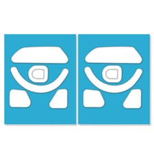 2X Rounded Curved Edges 0.72mm Mouse Feet Skates fit for Razer Basilisk V3 Pro