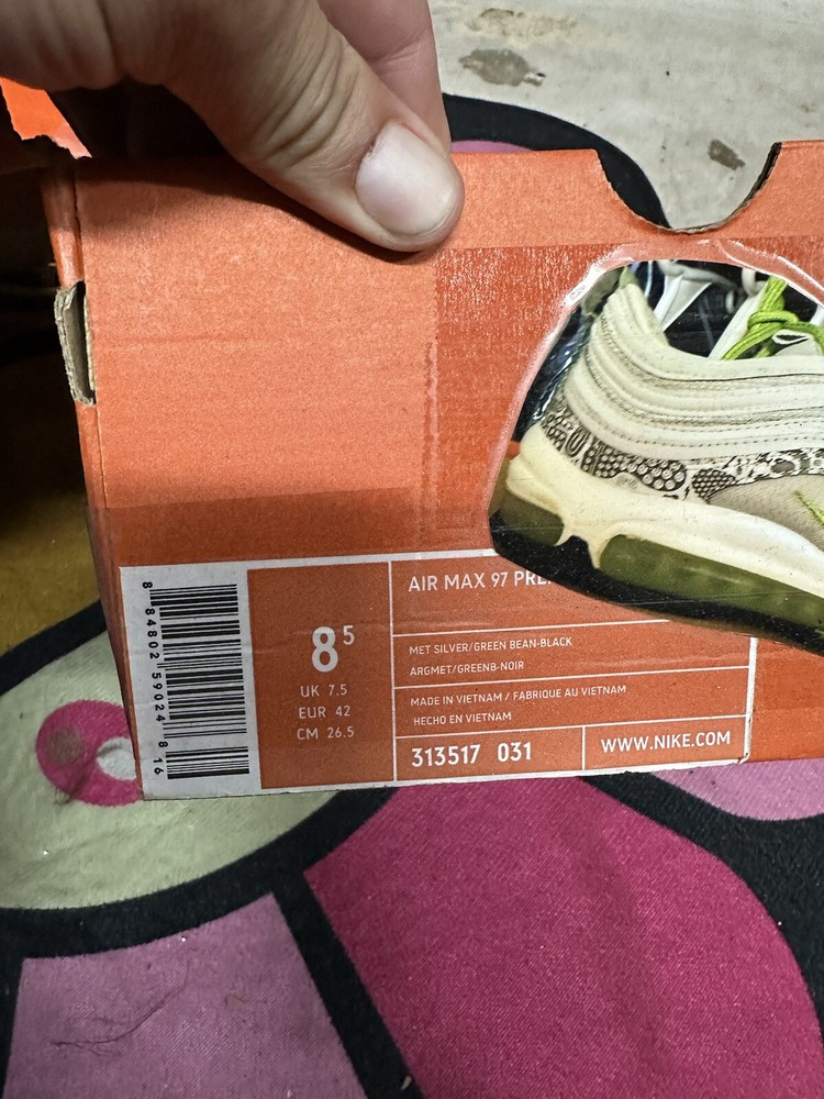 NIKE AIR MAX 97 SZ8.5us/7.5uk **313517-031**
