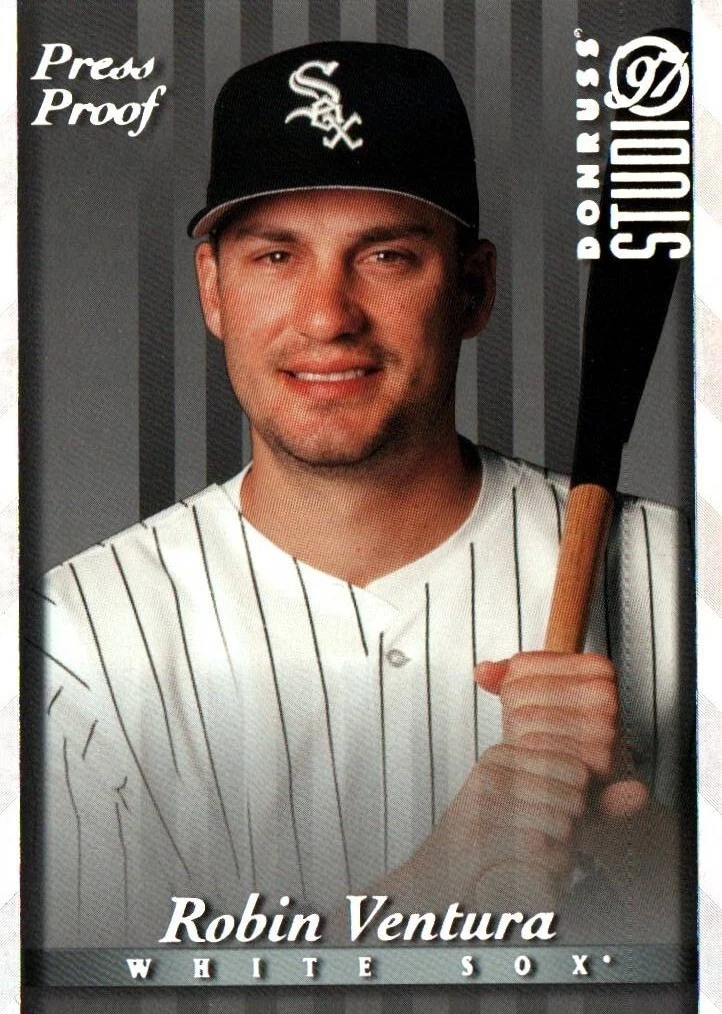 1997 Donruss Studio - Robin Ventura #14 Silver Press Proof /1500