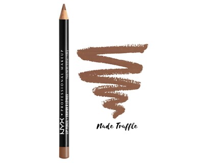 NYX Slim Lip Liner Pencil Long-Wear- Nude Truffle 0.03oz