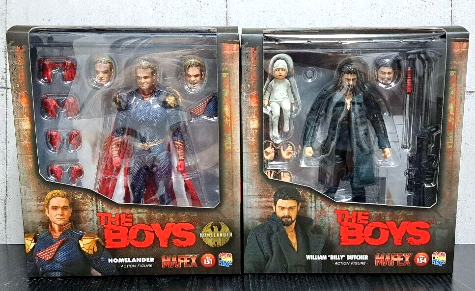 MAFEX The Boys Homelander & Billy Butcher 2-Figure Set by