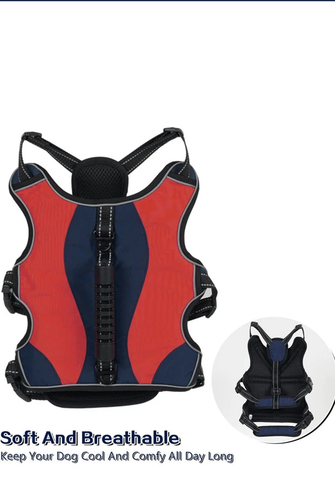 Dog Harness No Pull Adjustable ，Size:M