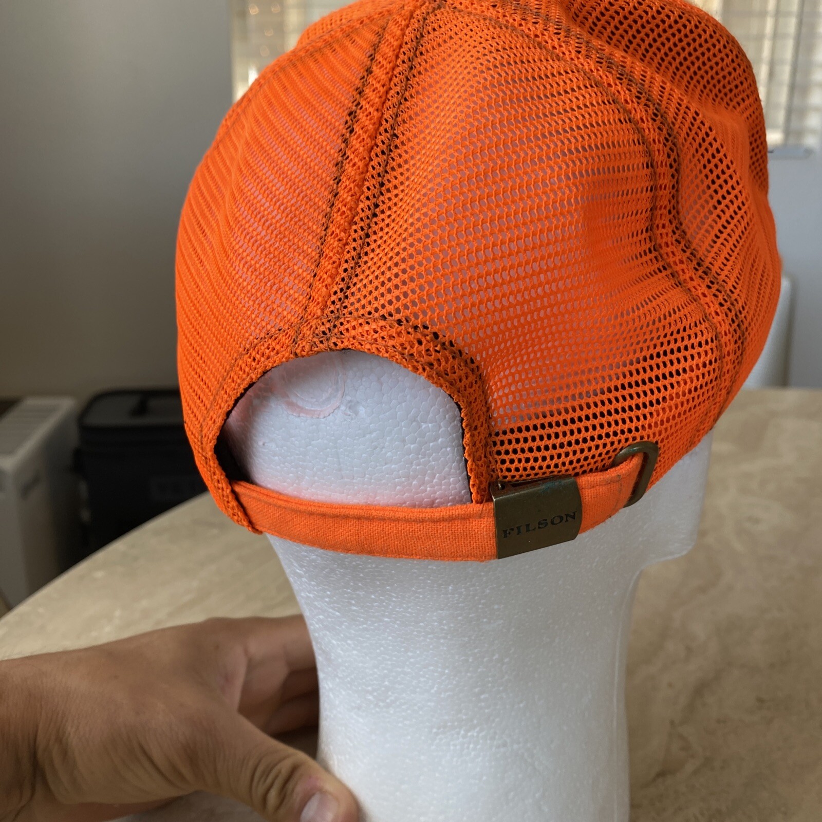 Filson Hunters Blaze Orange Hunting Hat Authentic Ori… Gem