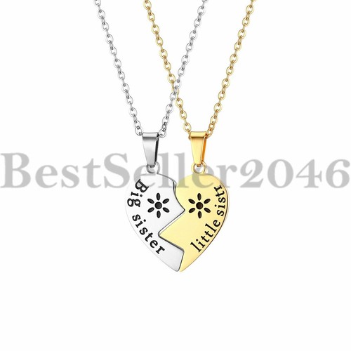 Big Sis Lil Little Sis Necklace for 2 