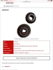 new holland Gear Set 681053 Ct NOS (638632, 638631) TR 95,96,97,98