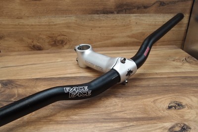 90s Race Face Ride flat handlebar + ahead stem Rocky