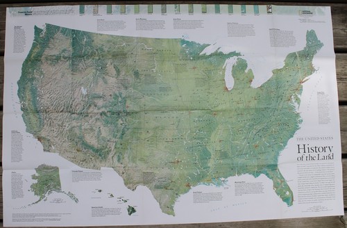 The United States / History of the Land National Geographic Map Oct 2006 - Picture 3 of 4