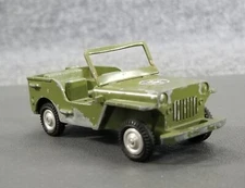 VTG GAMA 904-5-6 ARMY JEEP MADE IN W.GERMANY 1/43 SCALE