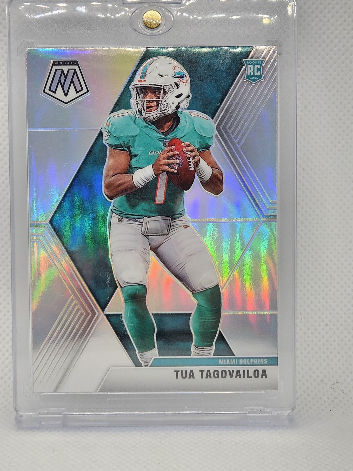 2020 Panini Mosaic - Rookies Silver Prizm #203 Tua Tagovailoa (RC)