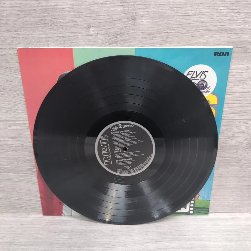 Elvis Kissin' Cousins 12" Vinyl LP Record RCA Records 50th Anniversary NL84115 - Image 3 of 4