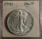 1941 Walking Liberty Half Dollar In AU Condition