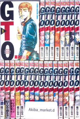 GTO Great Teacher Onizuka Vol.1-25 Complete Set Japanese Language Manga Comics