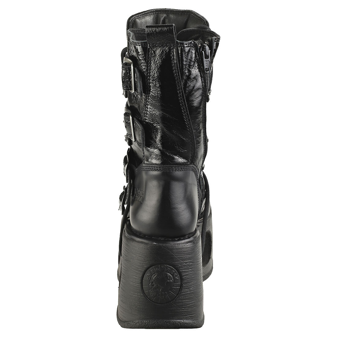 Vintage NEW ROCK BOOTS Neptune spring sole Amazon.com | New Rock Shoes Unisex Leather Mid-Calf Boots  main image 3