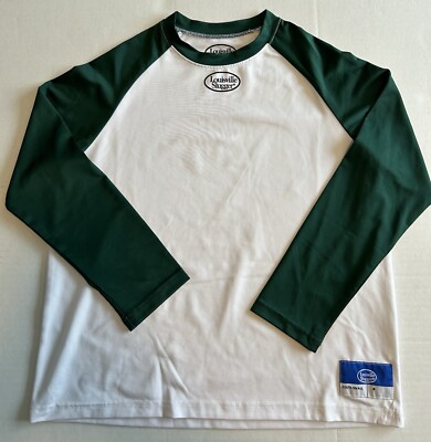 Louisville Slugger Dark Green And White Baseball Shirt Youth Size