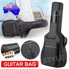 41"Guitar Bag Padded Gig Bag Double Straps Backpack Soft Black Case Acoustic