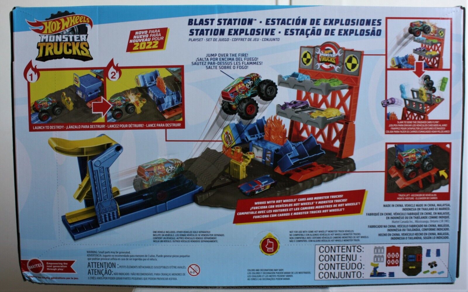 Hot Wheels Track Builder - Coffret Station explosive - Circuit