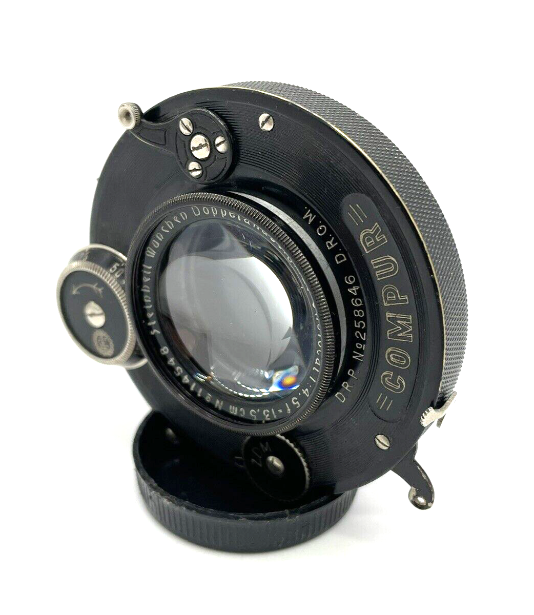 Vintage Steinheil Munchen Doppelanastigmat Unofokal 4.5 13.5cm