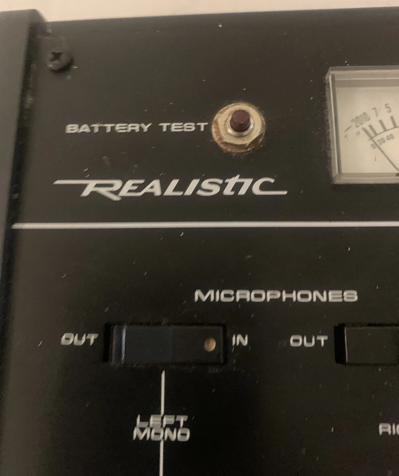 Realistic Music 32-1100A Stereo Mixer Disco Sound Analog Machine. Untested. - Image 2 of 4