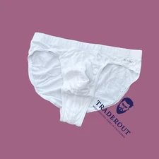 2(X)ist 2xist men white cotton stretch pouch bikini brief underwear size S M L