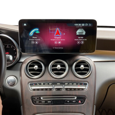 12.3'' Android 13 Autoradio Für Mercedes C GLC V W205 Apple Carplay Touchscreen