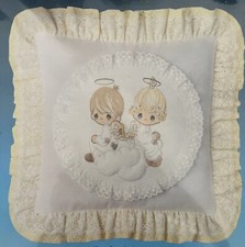 Precious Moments Embroidery Pillow Kit  Love Goes On Forever  Paragon 1086
