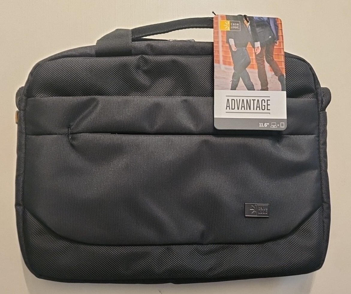 Case Logic Umhängetasche Für Laptop Bis 15,6 Zoll – Schlank, Gepolstert, Mit Tablet-Fach & Gepäckriemen