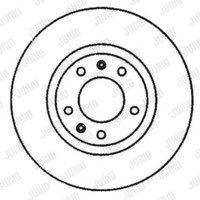 Jurid Bremsscheiben Vorne Ø280 Mm Voll FüR Fiat Ducato Pritsche/Fahrgestell 230