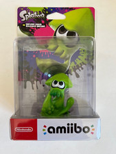 Splatoon Inkling Green Squid Amiibo Factory Sealed New Calamari Fast Shiping