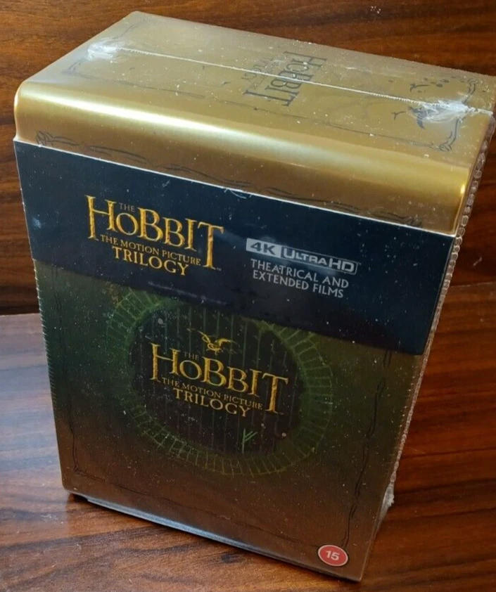 The Hobbit Trilogy Extended 4K Steelbook Collection (U.K IMPORT)-NEW-Free S&H - Image 3 of 4