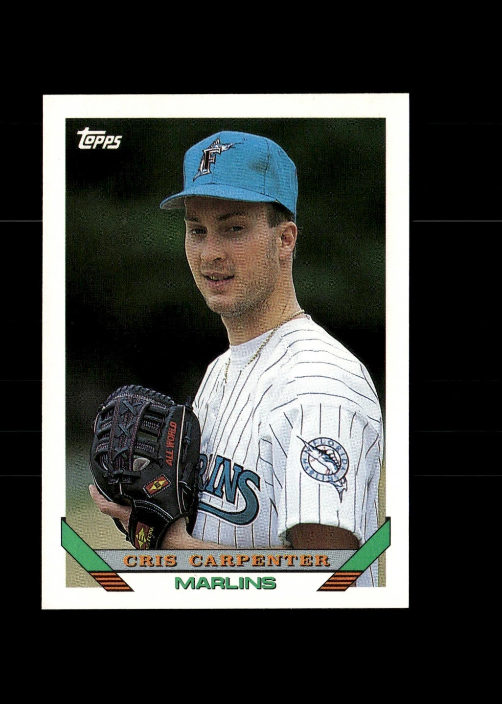 Cris Carpenter : 1993 Topps MLB Baseball Card #629 : Florida Marlins