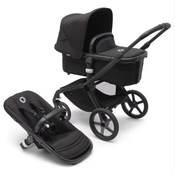 Bugaboo Fox 5 Base - Au Black/Midnight Black - Brand New Baby Stroller