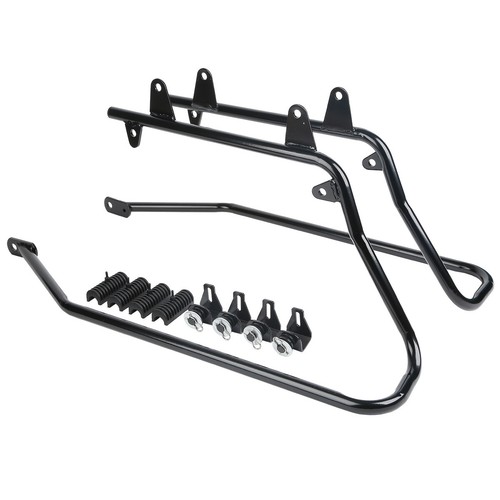 Saddlebag Conversion Brackets Mounts for Harley Davidson Softail w/ Hardware - Picture 2 of 10