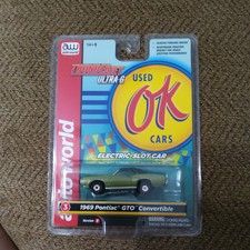 SC377-3G Auto World Thunderjet 1969 Pontiac GTO Convertible HO Scale Slot Car