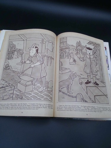 Rupert Annuals x 11 All 1980s Unclipped & 1968 Magic Paintings Mainly Intact. - Picture 3 of 7