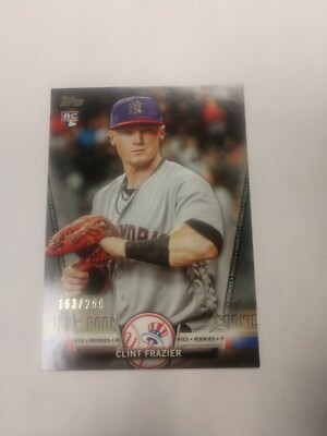 2018 Topps Salute Black #TS75 Clint Frazier 168/299 (PWE)