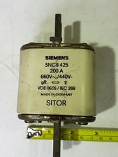 Siemens 3NC8-425 SITOR fuse link - 660VAC 200A 440VDC - gR center tag - Unused