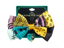 NEW The Nightmare Before Christmas SALLY Hair Bow Hair Clip w/ Charm