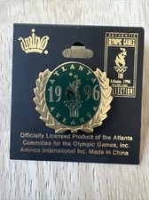 1996 Atlanta Centennial Olympic Games Pinback