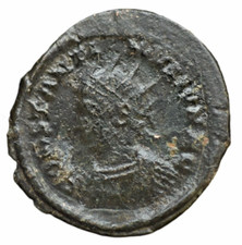 AUTHENTIC CONSTANTINE II ROMAN ALTER COIN - VF CONDITION - AE 18mm 3.5GR