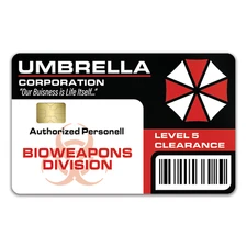 3 Pack Umbrella Corporation Credit Card Skin Debit Sticker Decal Cover Wrap