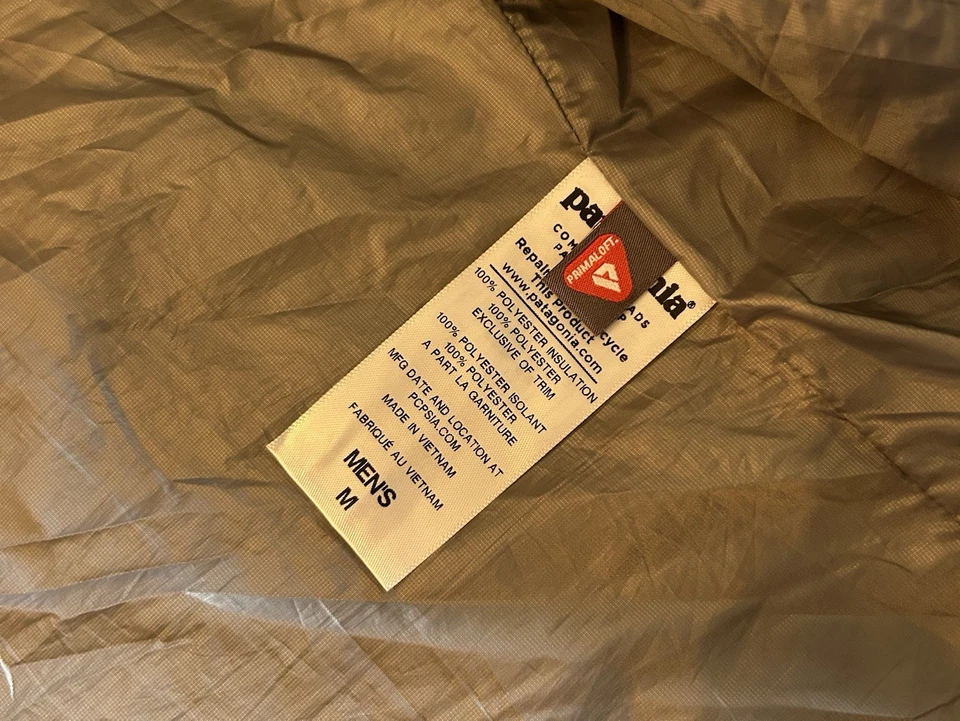 Chaleco Nano Puff Patagonia Hombre Azul, Talla Mediana, Cremallera Completa Foto 3 de 4