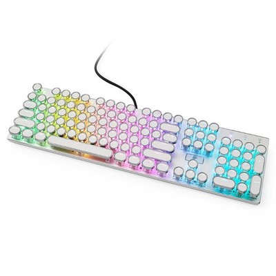Kristall Runde Tastenkappen Doppel Schuss PBT Keycap Set für Mechanische