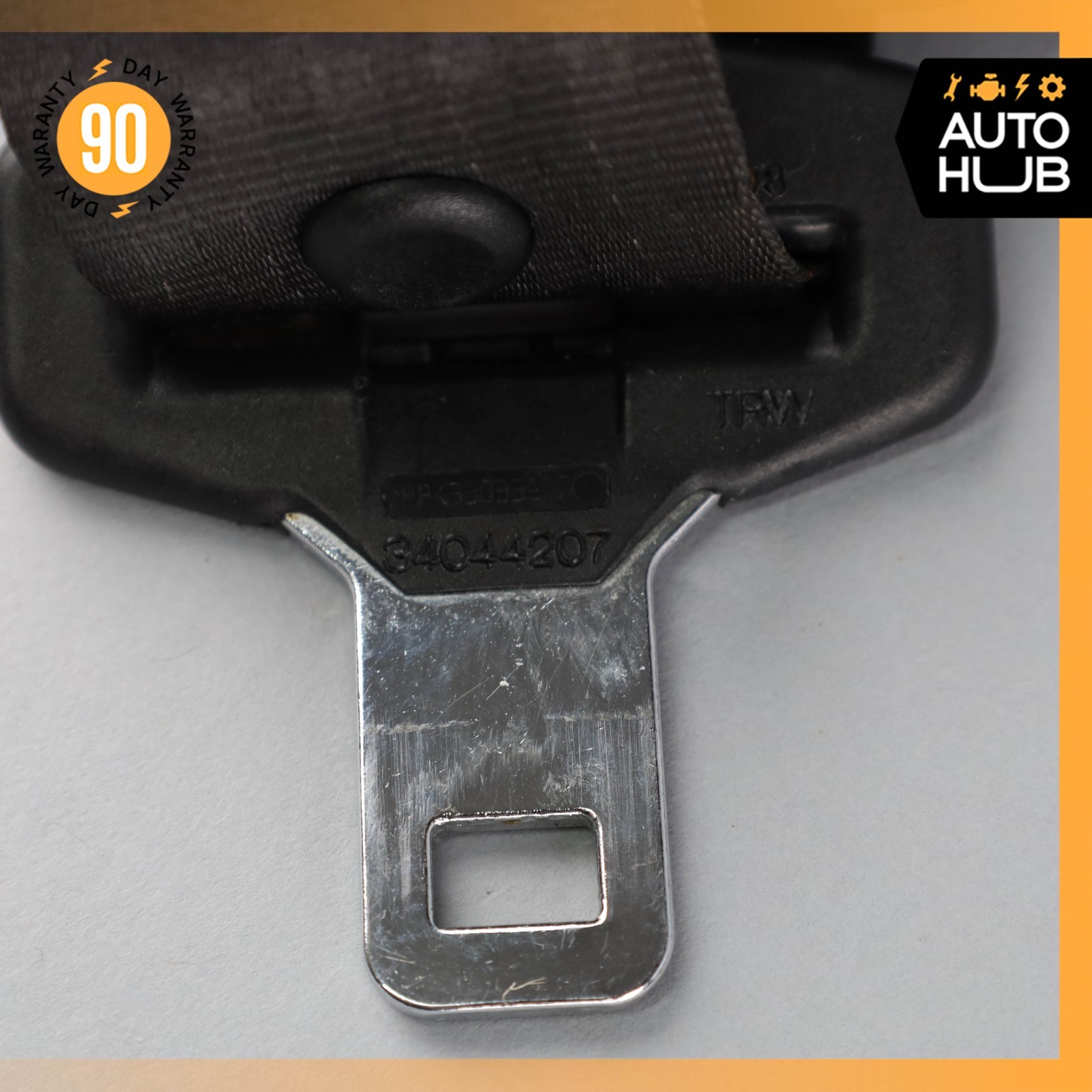 08-18 Maserati GranTurismo M145 Coupe Front Right Side Seat Belt Black OEM 47k