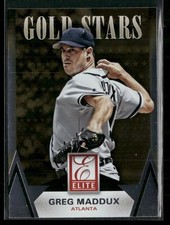 2015 Panini Elite #17 Greg Maddux Gold Stars