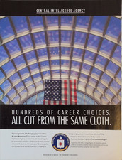 CIA Recruitment Print Ad Central Intelligence...