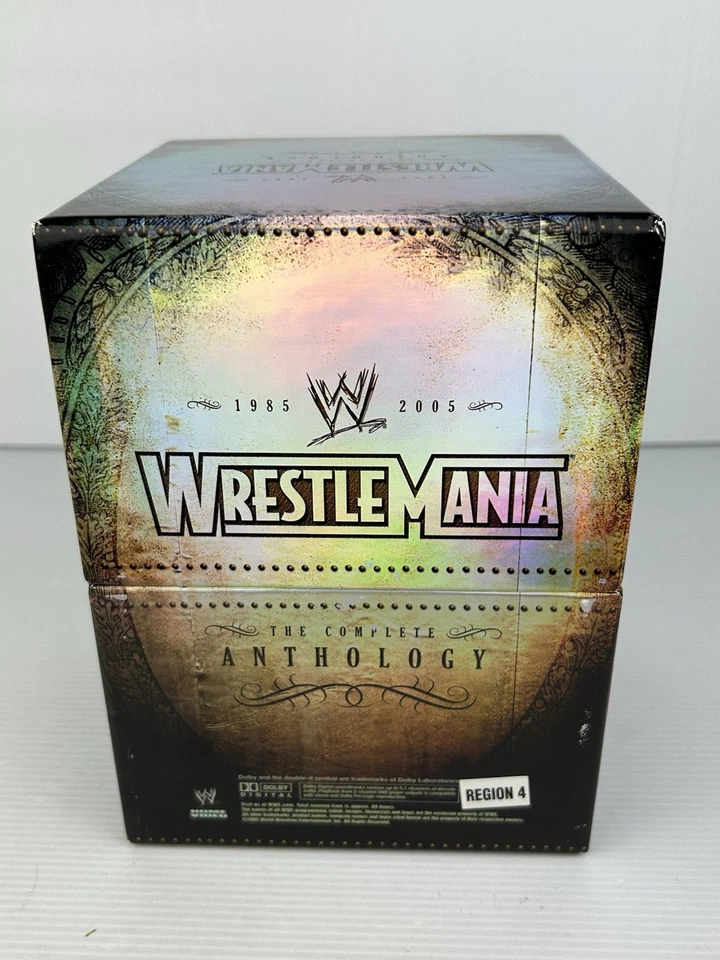 WWE WrestleMania Anthology: 21-Disc Box Set DVD, 2005 Complete Read Description - Image 3 of 4