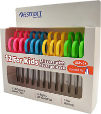 Westcott Right & Left-Handed Scissors for Kids - Back to School Essentials, Clas