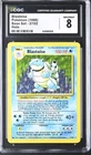 CGC 8 NM/MINT Blastoise 2/102 Base Set Holo Pokemon Card