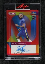 2022 Leaf Vivid Red 3/6 Silko Thomas #BA-ST1 Auto