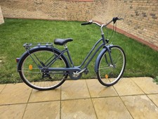 CITY BIKE ELOPS 120 LOW FRAME - blue, new unused